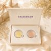 Chaandicart 4gm Gift box  Banyan Tree  999 silver 2 gm coin set of 2 